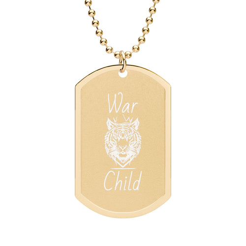 WarChild Dog Tag Necklace